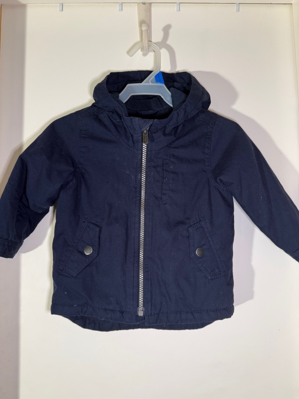 Old Navy Navy Hooded Kids Jacket